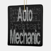 Ornement En Céramique Course de mécanismes de voiture (Gauche)