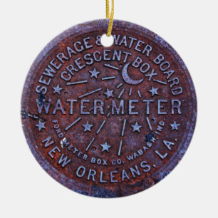 Ornement En Céramique Couverture de trou d'homme 3