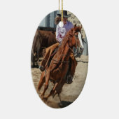 Ornement En Céramique cow-girl (Droite)