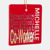 Ornement en céramique Coworker Extraordinaire CUST (Droite)