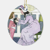 Ornement En Céramique Cravates à la maison (Gauche)