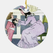 Ornement En Céramique Cravates à la maison (Dos)