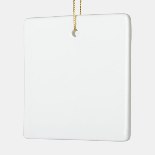 Ornement En Céramique Create Your Own Custom Editable Photo Template (Gauche)