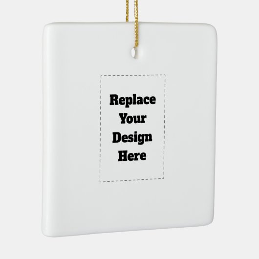 Ornement En Céramique Create Your Own white (Droite)