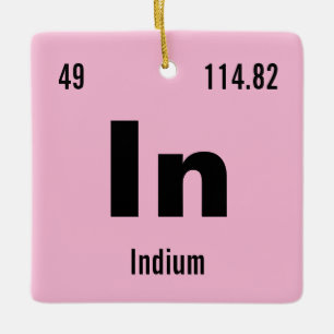 Ornement En Céramique Créer votre propre table périodique des élémen
