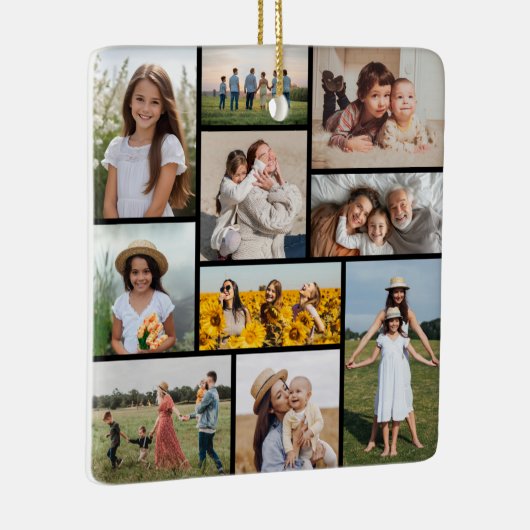 Ornement En Céramique Créez votre propre collection de photos 10 (Droite)
