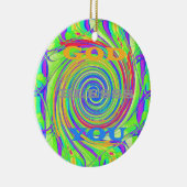 Ornement En Céramique Créez votre propre Dieu Bénissez-vous un texte ins (Droite)