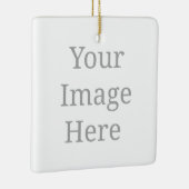 Ornement En Céramique Créez votre propre personnalisation (Droite)