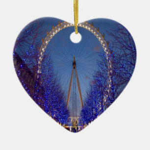 Ornement En Céramique Crépuscule d'oeil de Londres