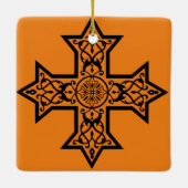 Ornement En Céramique Croix copte (Dos)