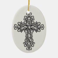 Croix du crâne gothique