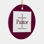 Ornement En Céramique Croix pastorale (Droite)