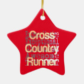Ornement En Céramique Cross Country Runner Extraordinaire (Dos)