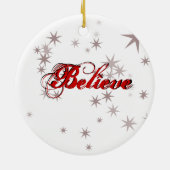 Ornement En Céramique Croyez (Dos)