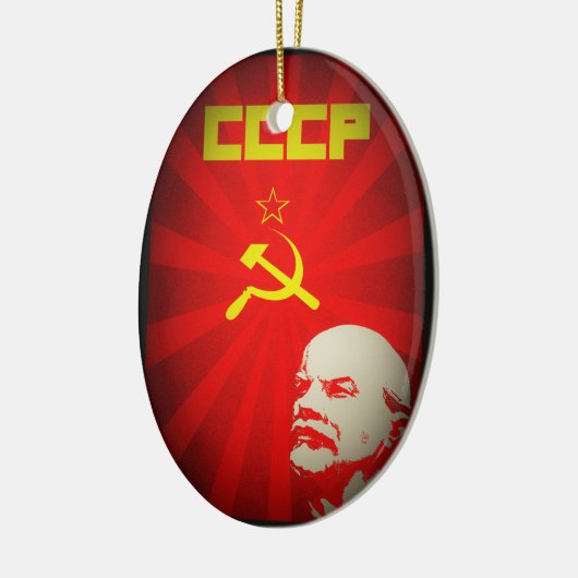 Ornement En Céramique cru communiste soviétique f de propagande de (Gauche)