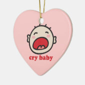 Ornement En Céramique Cry Baby (Gauche)