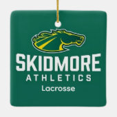 Ornement En Céramique custom 2 Lacrosse Skidmore ornament by jo images (Dos)