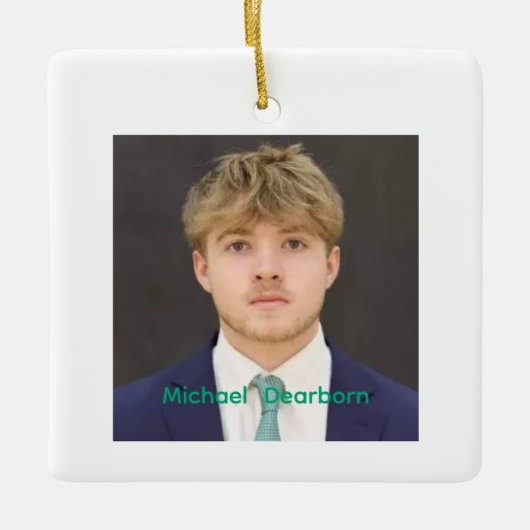 Ornement En Céramique custom 2 Lacrosse Skidmore ornament by jo images (Devant)