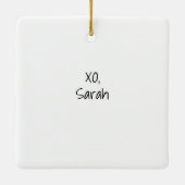 Ornement En Céramique Custom Bachelorette New York City Skyline Fashion (Dos)