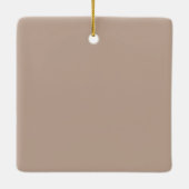 Ornement En Céramique Cute Brown Cream Hedgehog Mouse (Dos)