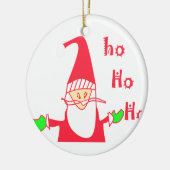 Ornement En Céramique Cute Cartoon Mouse Collection Père Noël. (Gauche)