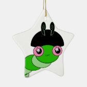 Ornement En Céramique Cute Caterpillar (Droite)