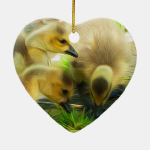 Ornement En Céramique Cute Gosling
