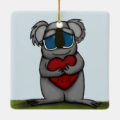 Ornement En Céramique Cute Ours Koala (Dos)