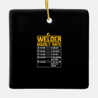 Ornement En Céramique Cute Welder Funny | Gift for Welder