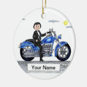 Ornement En Céramique Cycle moteur - female (Gauche)