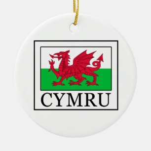 Ornement En Céramique Cymru