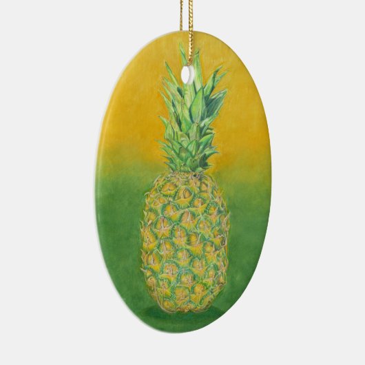 Ornement en céramique d'ananas (Droite)