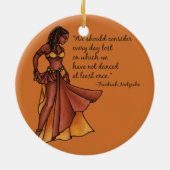 Ornement En Céramique Danse quotidienne (Dos)