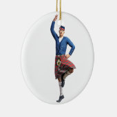 Ornement En Céramique Danseur écossais avec la main droite (Droite)