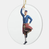 Ornement En Céramique Danseur écossais avec la main droite (Gauche)