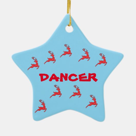 Ornement En Céramique DANSEURS - ORNAMENT dans les couleurs (Dos)