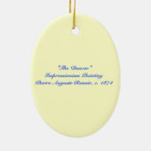 Ornement En Céramique Danseuse de ballerine (Dos)