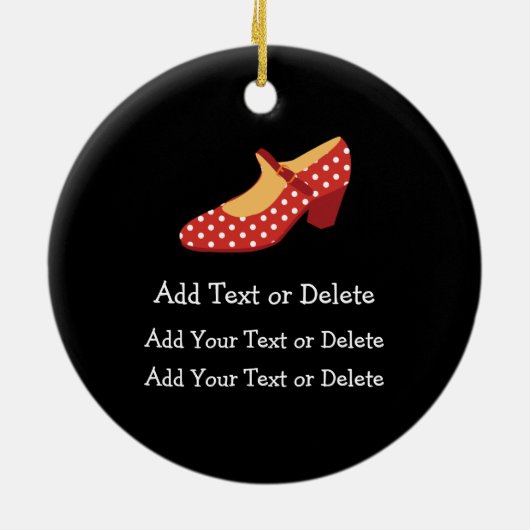 Ornement En Céramique Danseuse flamenco - SRF (Dos)