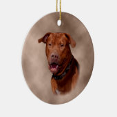 Ornement en céramique d'arbre de Noël (Droite)