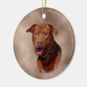 Ornement en céramique d'arbre de Noël (Gauche)