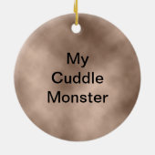 Ornement en céramique d'arbre de Noël (Dos)