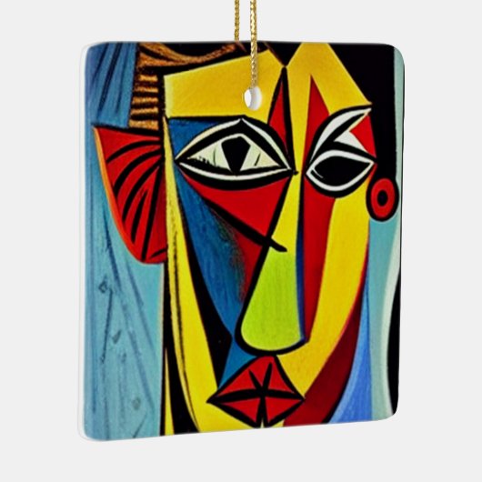 Ornement en céramique d'art Abstrait (Droite)