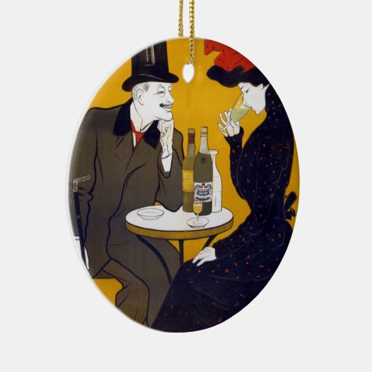 Ornement en céramique de carte postale (Droite)