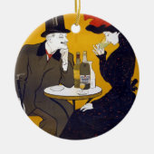 Ornement en céramique de carte postale (Devant)