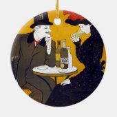 Ornement en céramique de carte postale (Dos)