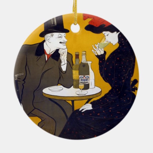 Ornement en céramique de carte postale (Dos)