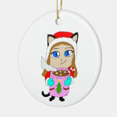 ornement      en céramique de chibi (Gauche)