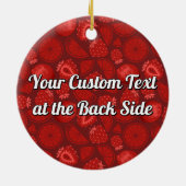 Ornement en céramique de fraise Daiquiri (Dos)