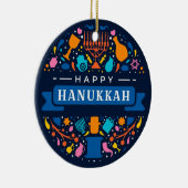 Ornement en céramique de Hanukkah (Droite)