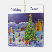 Ornement en céramique de l'Alaska (Gauche)